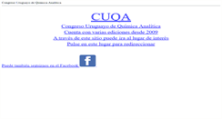 Desktop Screenshot of cuqa.fq.edu.uy